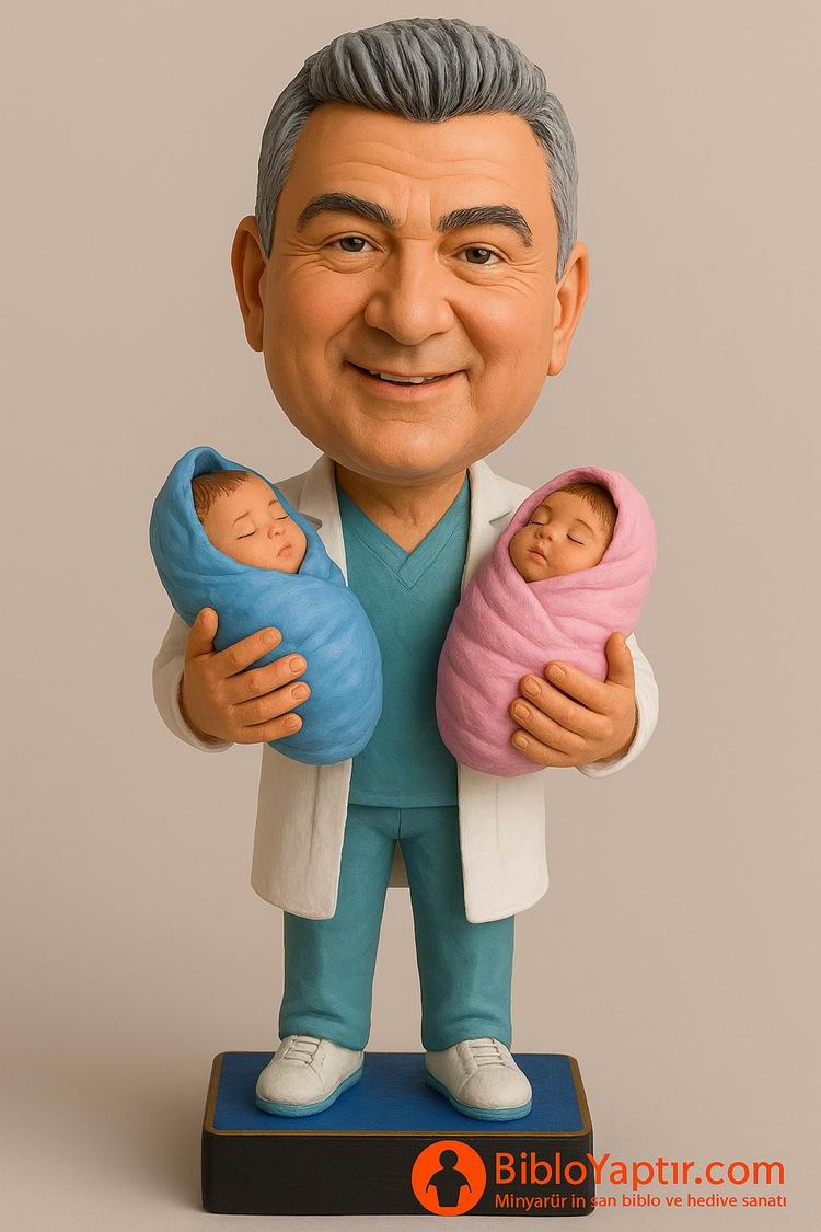 Yapay Zeka g�rselinden ger�ek fig�r/ 3d biblo