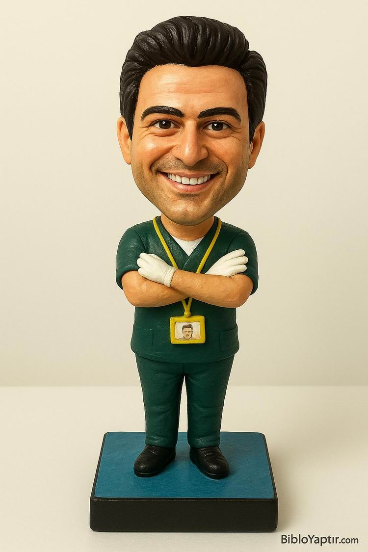 Yapay Zeka g�rselinden ger�ek fig�r/ 3d biblo