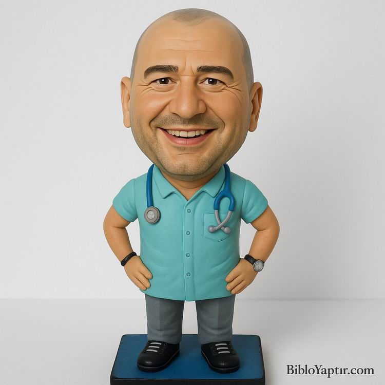 Yapay Zeka g�rselinden ger�ek fig�r/ 3d biblo