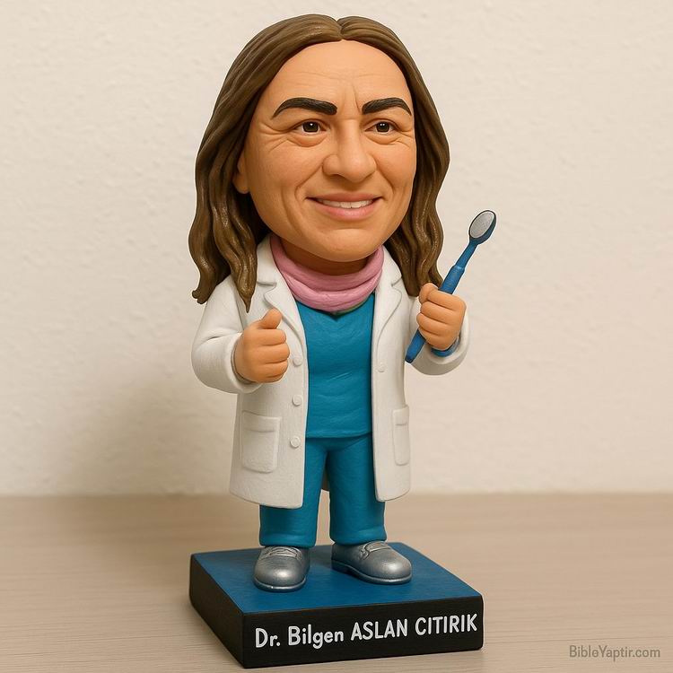 Yapay Zeka g�rselinden ger�ek fig�r/ 3d biblo