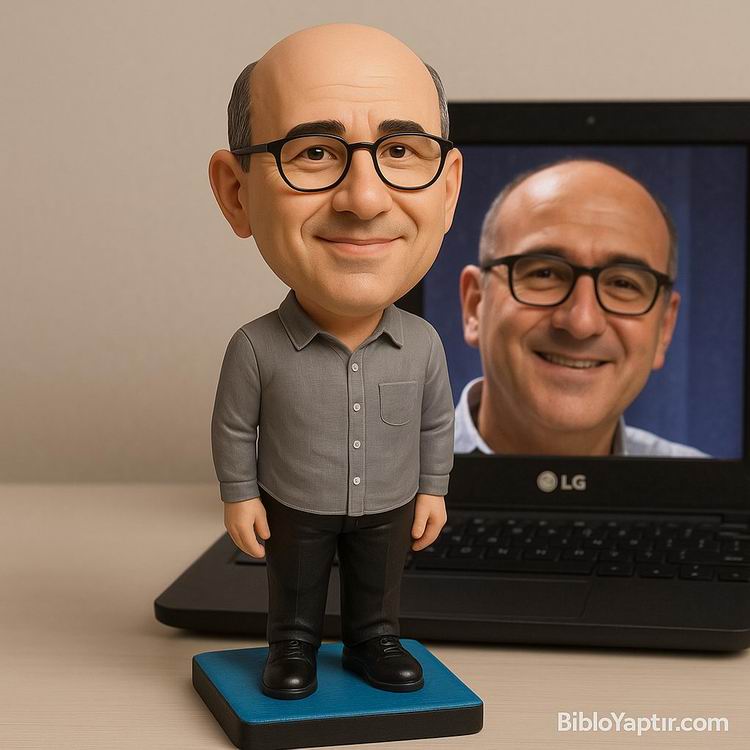 Yapay Zeka g�rselinden ger�ek fig�r/ 3d biblo