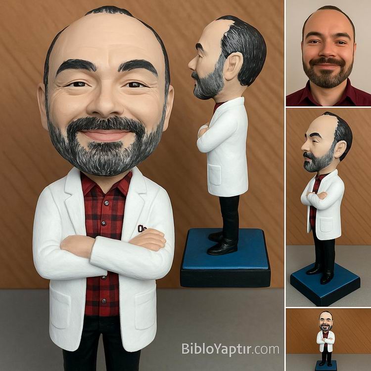 Yapay Zeka g�rselinden ger�ek fig�r/ 3d biblo