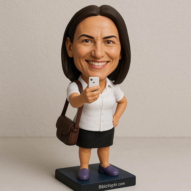 Yapay Zeka g�rselinden ger�ek fig�r/ 3d biblo