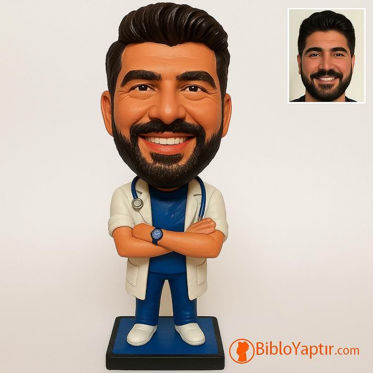 Yapay Zeka g�rselinden ger�ek fig�r/ 3d biblo