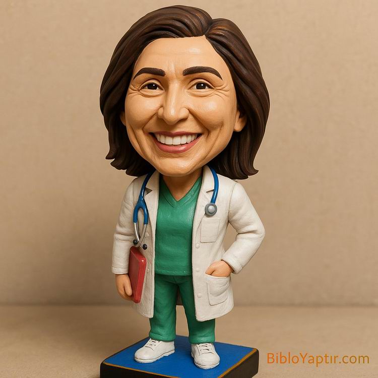 Yapay Zeka g�rselinden ger�ek fig�r/ 3d biblo