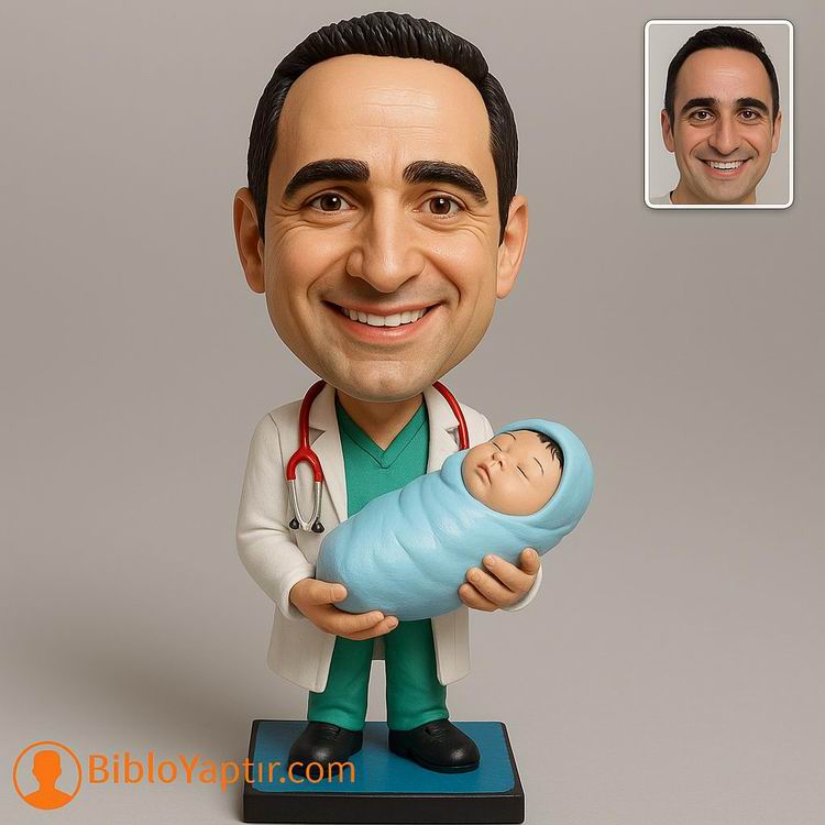 Yapay Zeka g�rselinden ger�ek fig�r/ 3d biblo