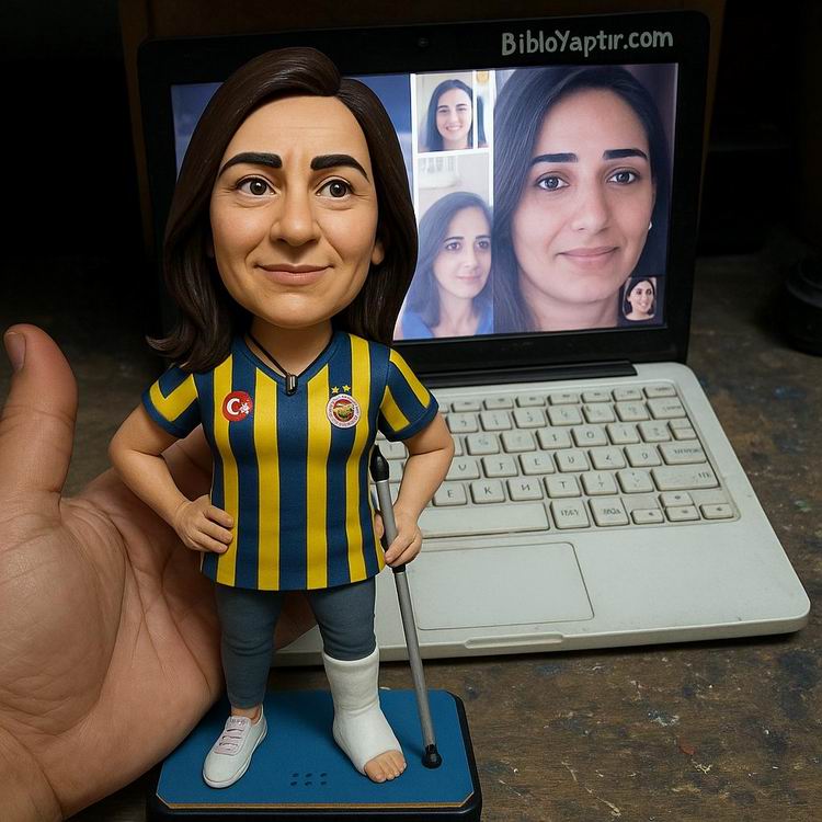 Yapay Zeka g�rselinden ger�ek fig�r/ 3d biblo