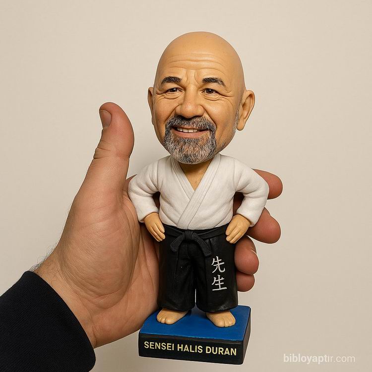 Yapay Zeka g�rselinden ger�ek fig�r/ 3d biblo