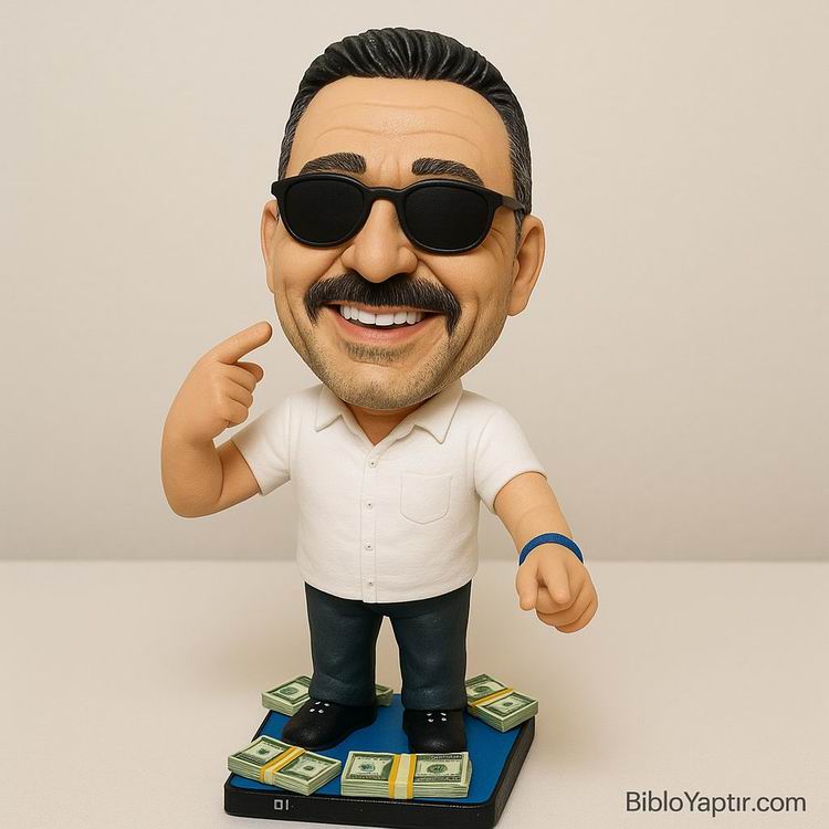 Yapay Zeka g�rselinden ger�ek fig�r/ 3d biblo