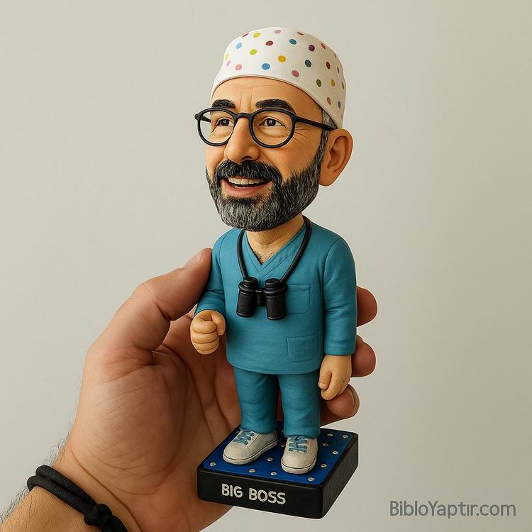 Yapay Zeka g�rselinden ger�ek fig�r/ 3d biblo