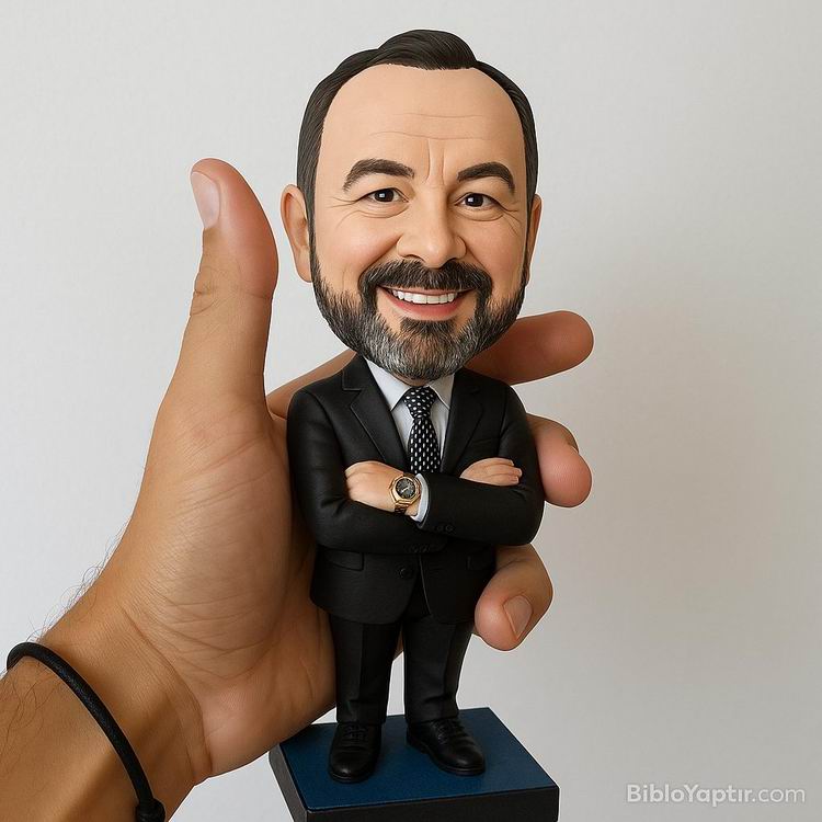 Yapay Zeka g�rselinden ger�ek fig�r/ 3d biblo