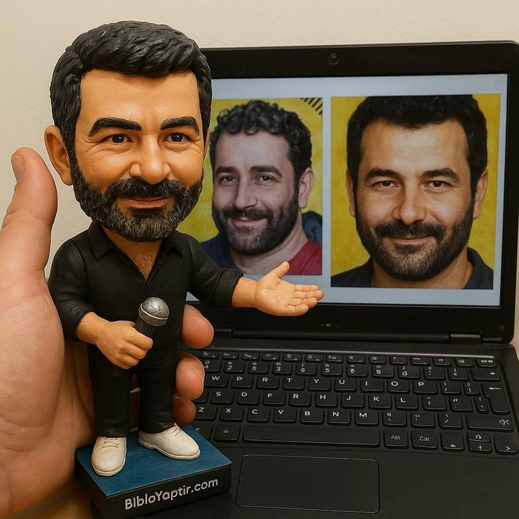 Yapay Zeka g�rselinden ger�ek fig�r/ 3d biblo