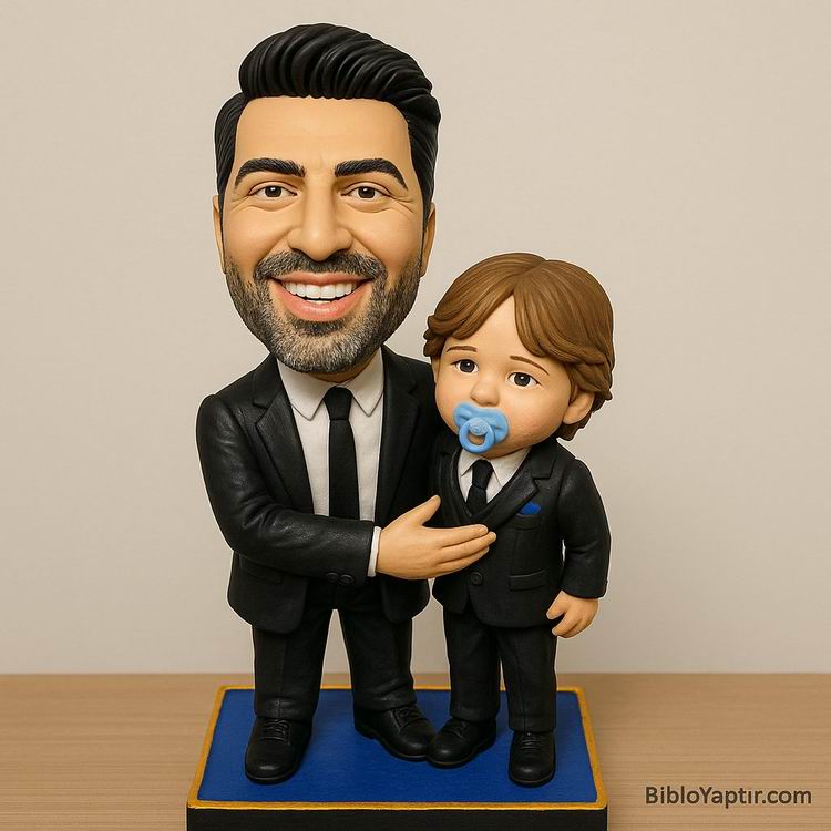 Yapay Zeka g�rselinden ger�ek fig�r/ 3d biblo