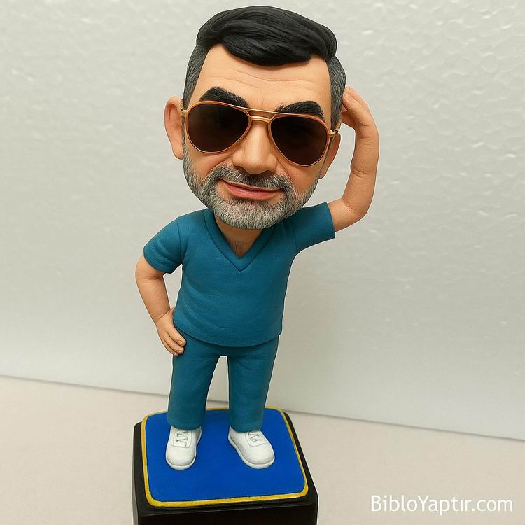 Yapay Zeka g�rselinden ger�ek fig�r/ 3d biblo