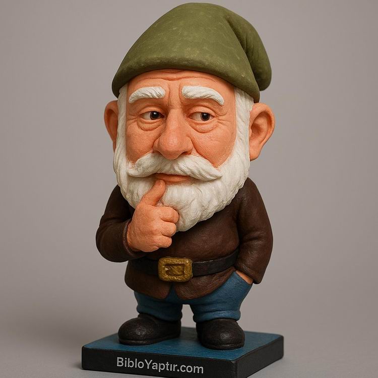 Yapay Zeka g�rselinden ger�ek fig�r/ 3d biblo