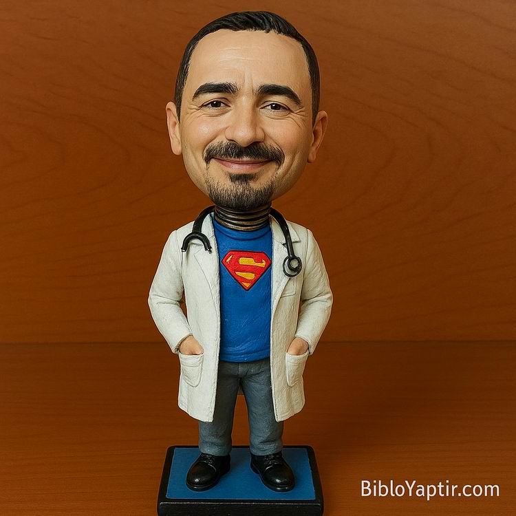 Yapay Zeka g�rselinden ger�ek fig�r/ 3d biblo