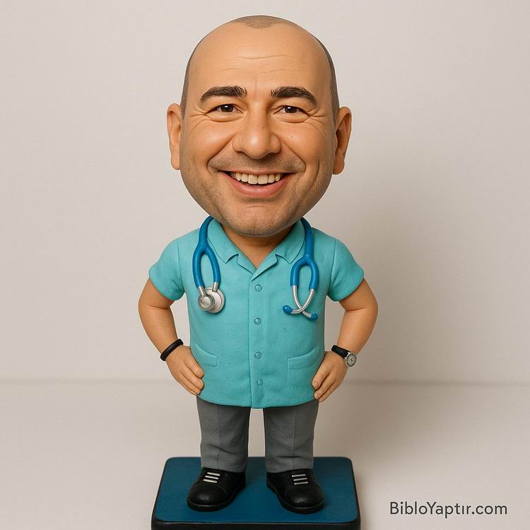 Yapay Zeka g�rselinden ger�ek fig�r/ 3d biblo