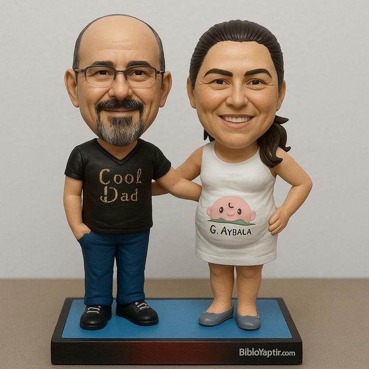 Yapay Zeka g�rselinden ger�ek fig�r/ 3d biblo