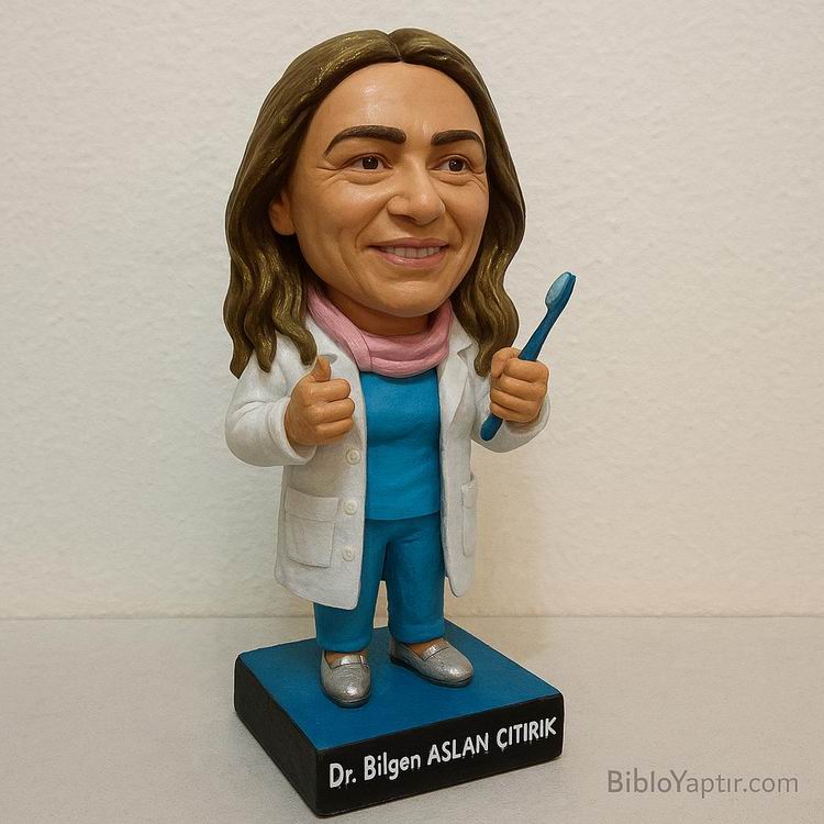 Yapay Zeka g�rselinden ger�ek fig�r/ 3d biblo