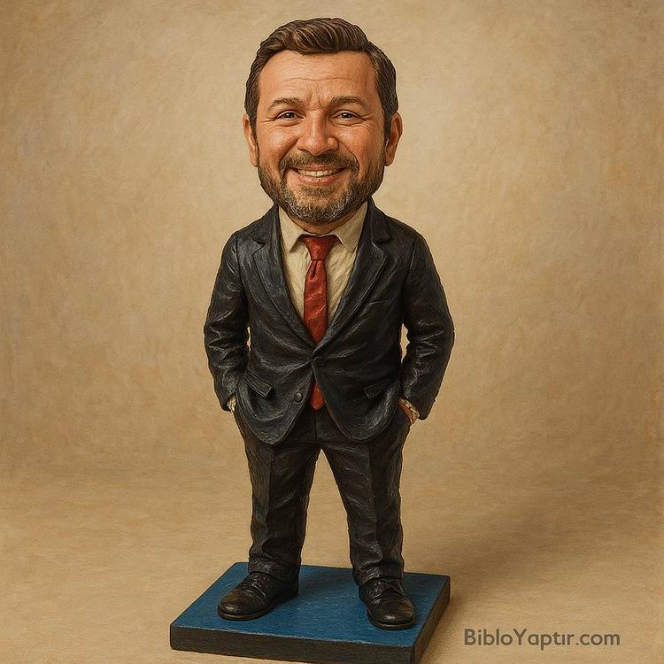 Yapay Zeka g�rselinden ger�ek fig�r/ 3d biblo