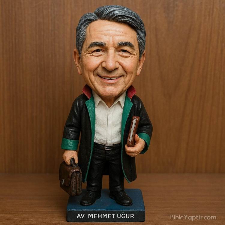 Yapay Zeka g�rselinden ger�ek fig�r/ 3d biblo