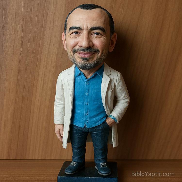 Yapay Zeka g�rselinden ger�ek fig�r/ 3d biblo