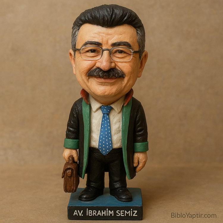 Yapay Zeka g�rselinden ger�ek fig�r/ 3d biblo