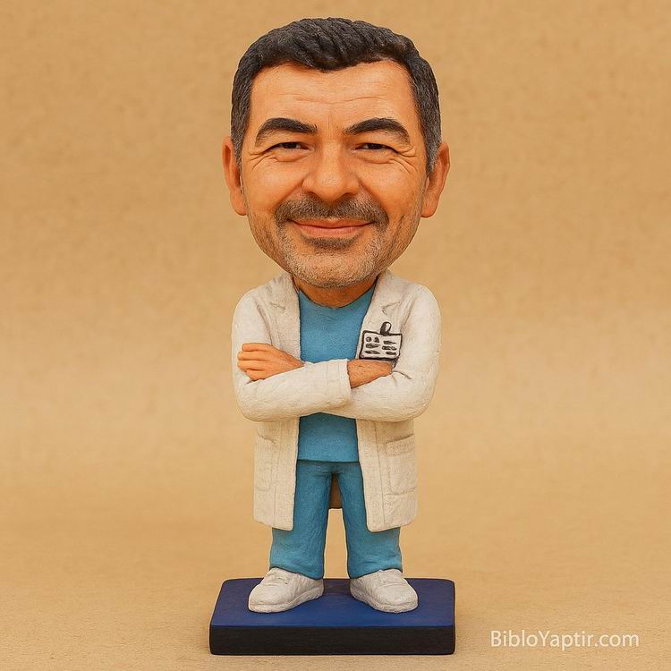 Yapay Zeka g�rselinden ger�ek fig�r/ 3d biblo