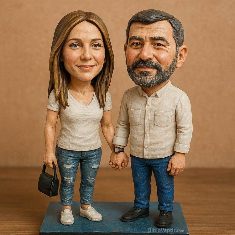 Yapay Zeka g�rselinden ger�ek fig�r/ 3d biblo