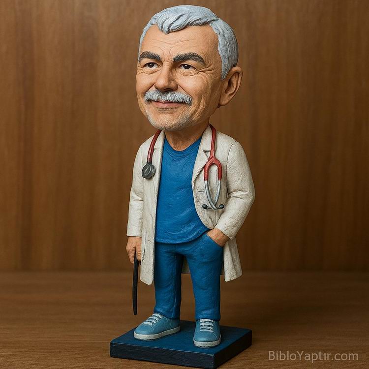 Yapay Zeka g�rselinden ger�ek fig�r/ 3d biblo