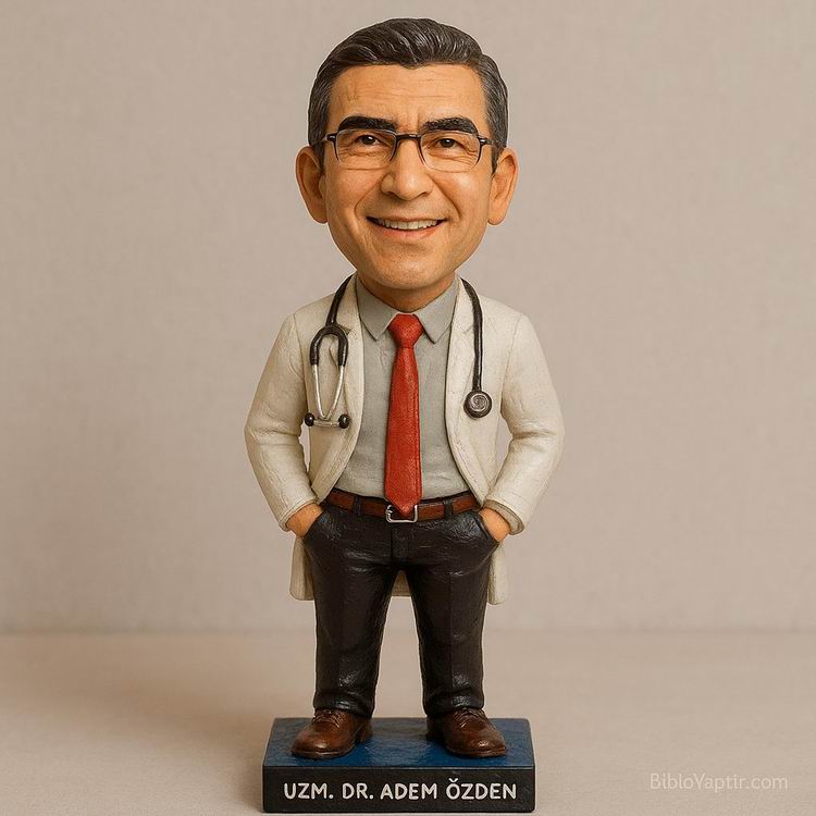 Yapay Zeka g�rselinden ger�ek fig�r/ 3d biblo