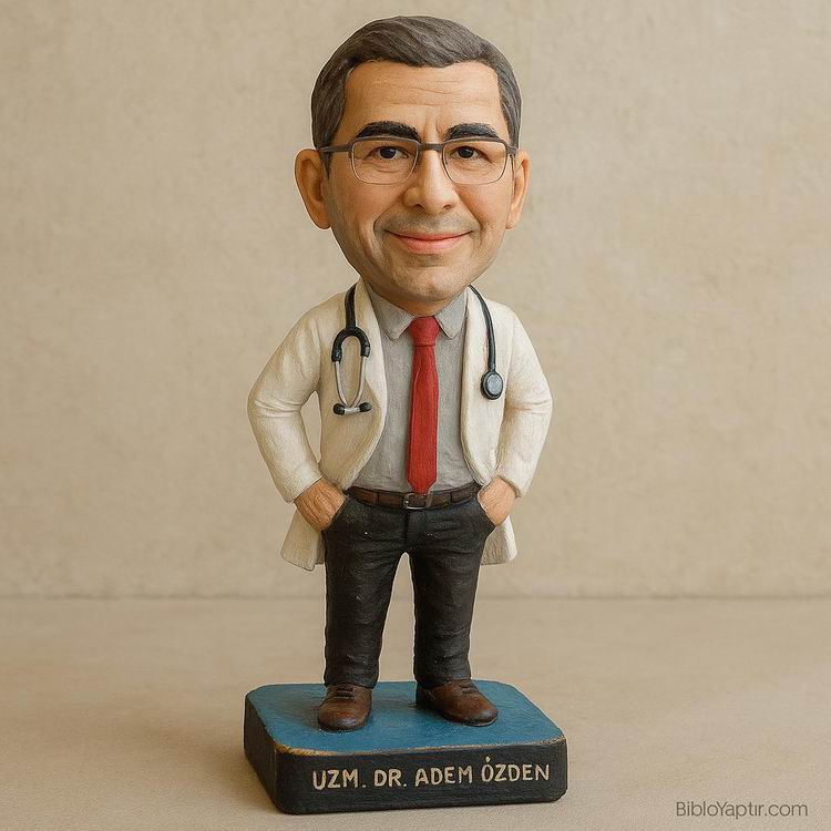 Yapay Zeka g�rselinden ger�ek fig�r/ 3d biblo