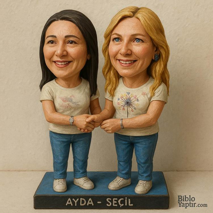 Yapay Zeka g�rselinden ger�ek fig�r/ 3d biblo