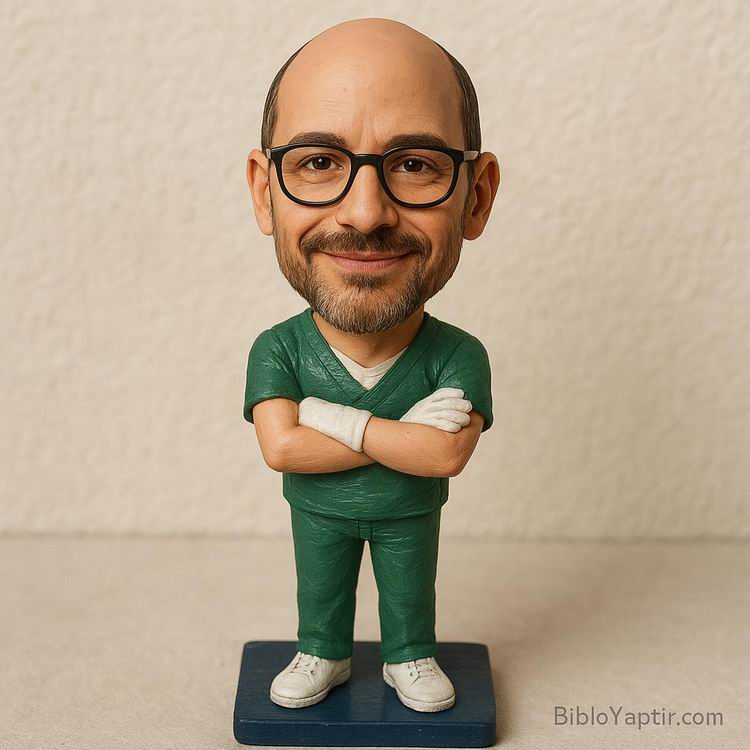 Yapay Zeka g�rselinden ger�ek fig�r/ 3d biblo