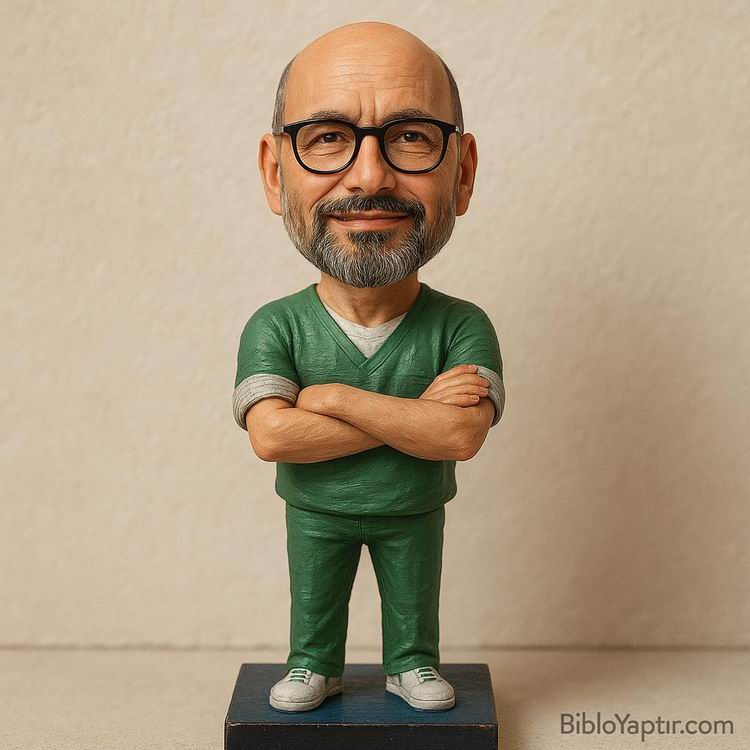 Yapay Zeka g�rselinden ger�ek fig�r/ 3d biblo