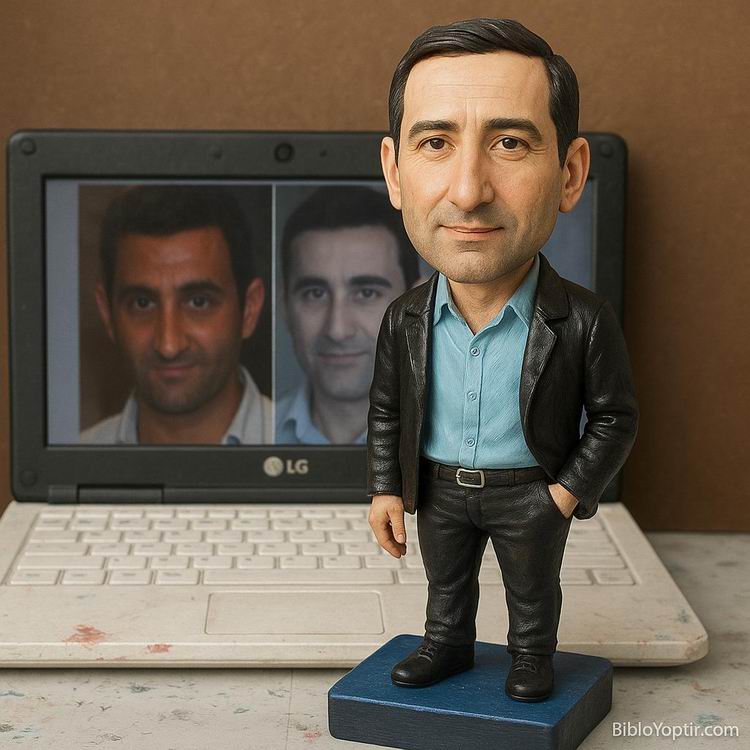 Yapay Zeka g�rselinden ger�ek fig�r/ 3d biblo