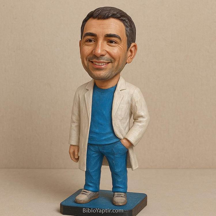 Yapay Zeka g�rselinden ger�ek fig�r/ 3d biblo