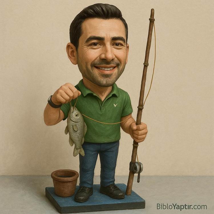 Yapay Zeka g�rselinden ger�ek fig�r/ 3d biblo