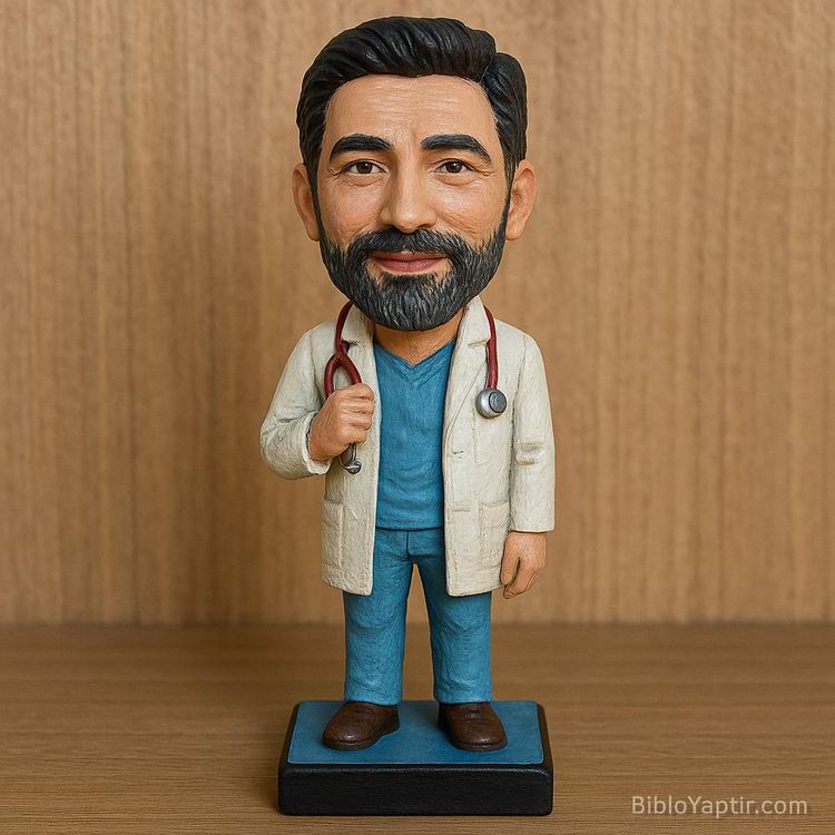 Yapay Zeka g�rselinden ger�ek fig�r/ 3d biblo