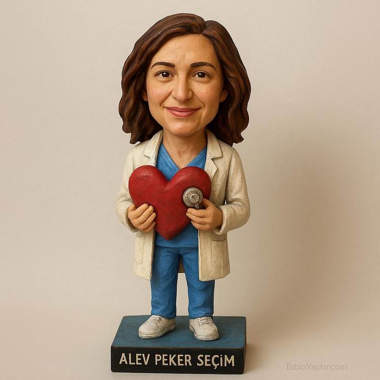 Yapay Zeka g�rselinden ger�ek fig�r/ 3d biblo