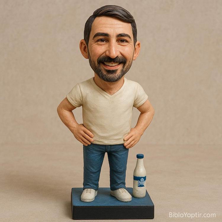 Yapay Zeka g�rselinden ger�ek fig�r/ 3d biblo