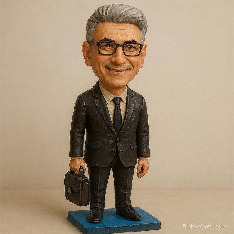 Yapay Zeka g�rselinden ger�ek fig�r/ 3d biblo