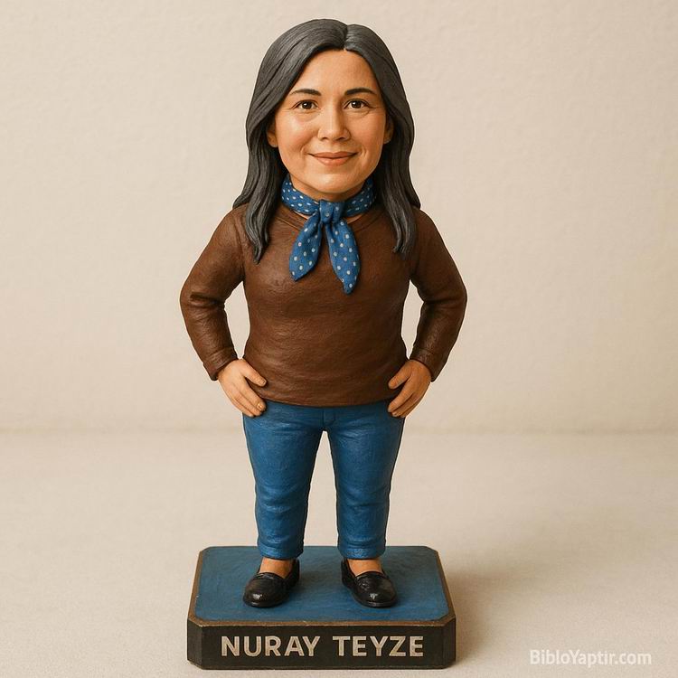 Yapay Zeka g�rselinden ger�ek fig�r/ 3d biblo