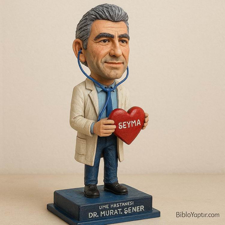 Yapay Zeka g�rselinden ger�ek fig�r/ 3d biblo