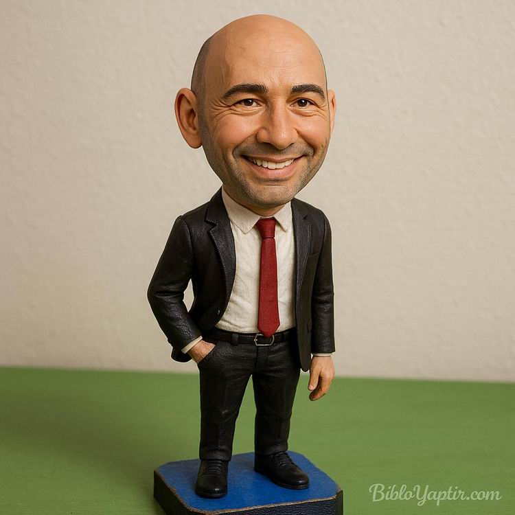 Yapay Zeka g�rselinden ger�ek fig�r/ 3d biblo