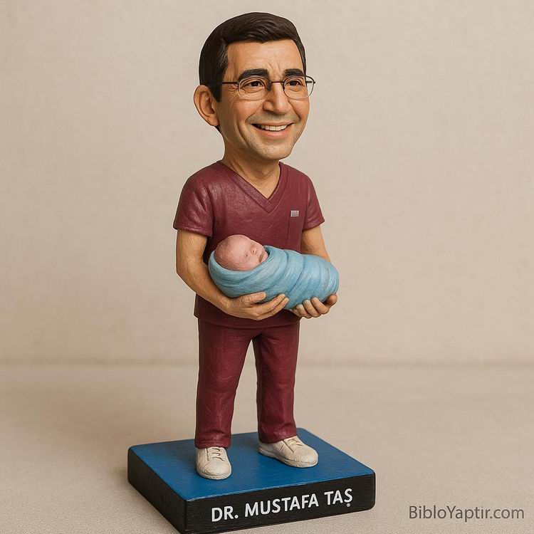 Yapay Zeka g�rselinden ger�ek fig�r/ 3d biblo