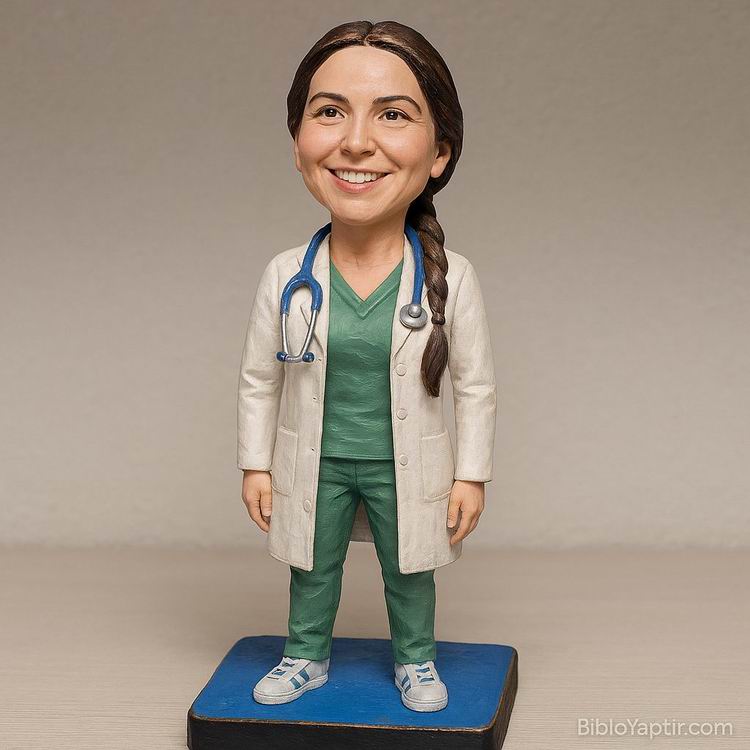 Yapay Zeka g�rselinden ger�ek fig�r/ 3d biblo