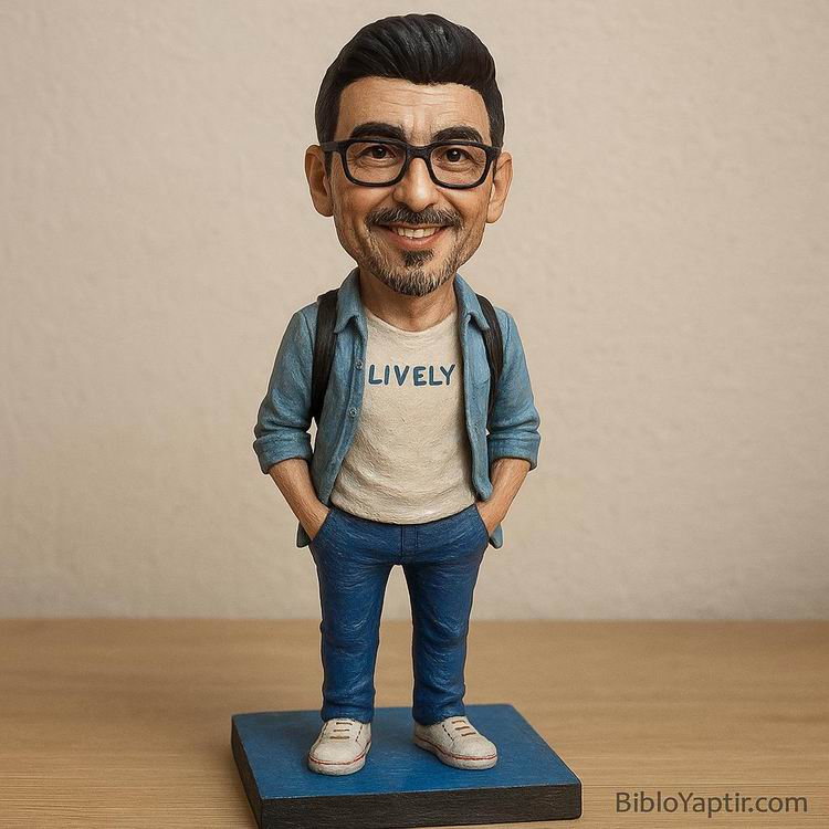 Yapay Zeka g�rselinden ger�ek fig�r/ 3d biblo