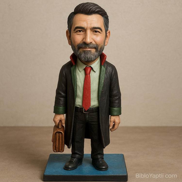 Yapay Zeka g�rselinden ger�ek fig�r/ 3d biblo