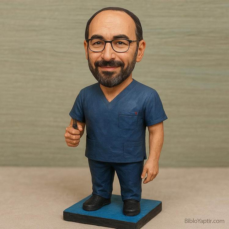 Yapay Zeka g�rselinden ger�ek fig�r/ 3d biblo